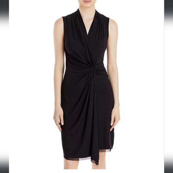 Kobi Halperin Dresses & Skirts - Kobi Halperin Sandra Draped Dress Black Size S New